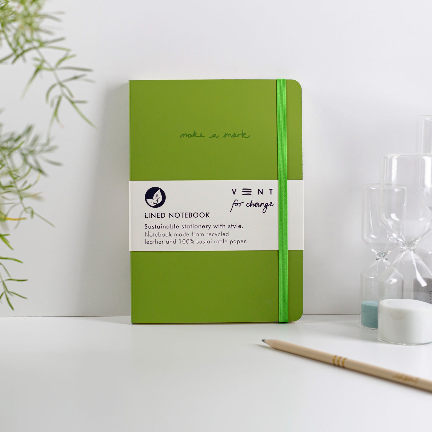 VENT - Recycled Leather A5 Lined Notebooks