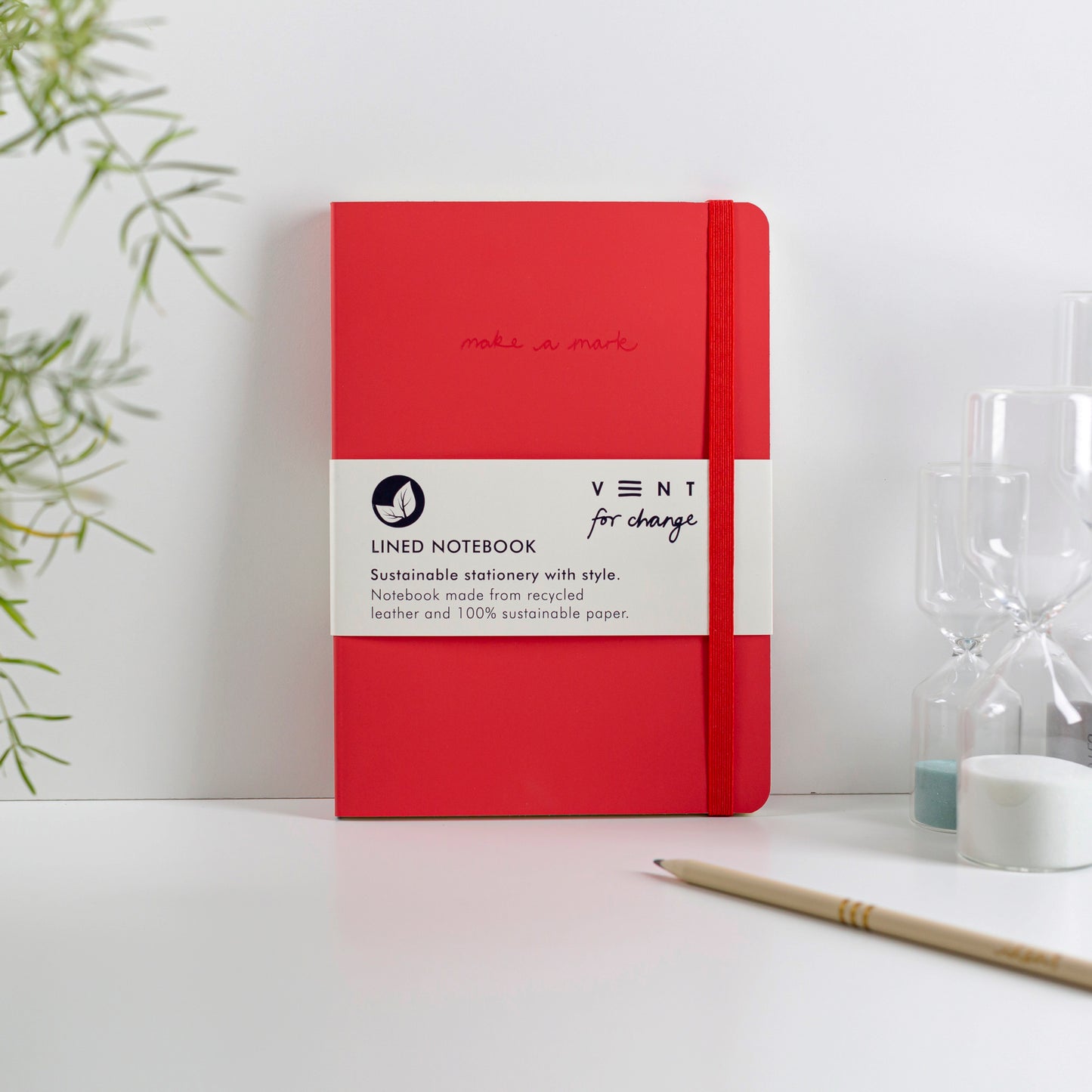 VENT - Recycled Leather A5 Lined Notebooks