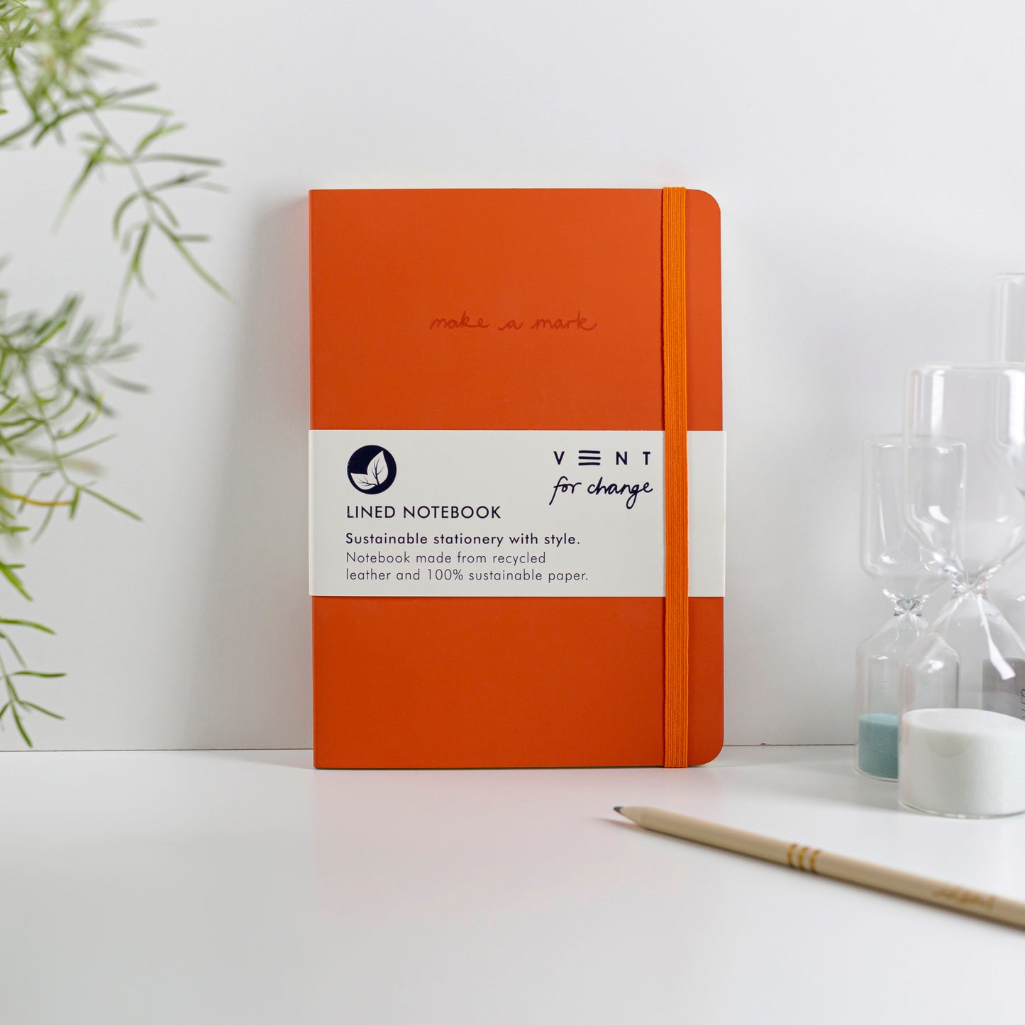 VENT - Recycled Leather A5 Lined Notebooks