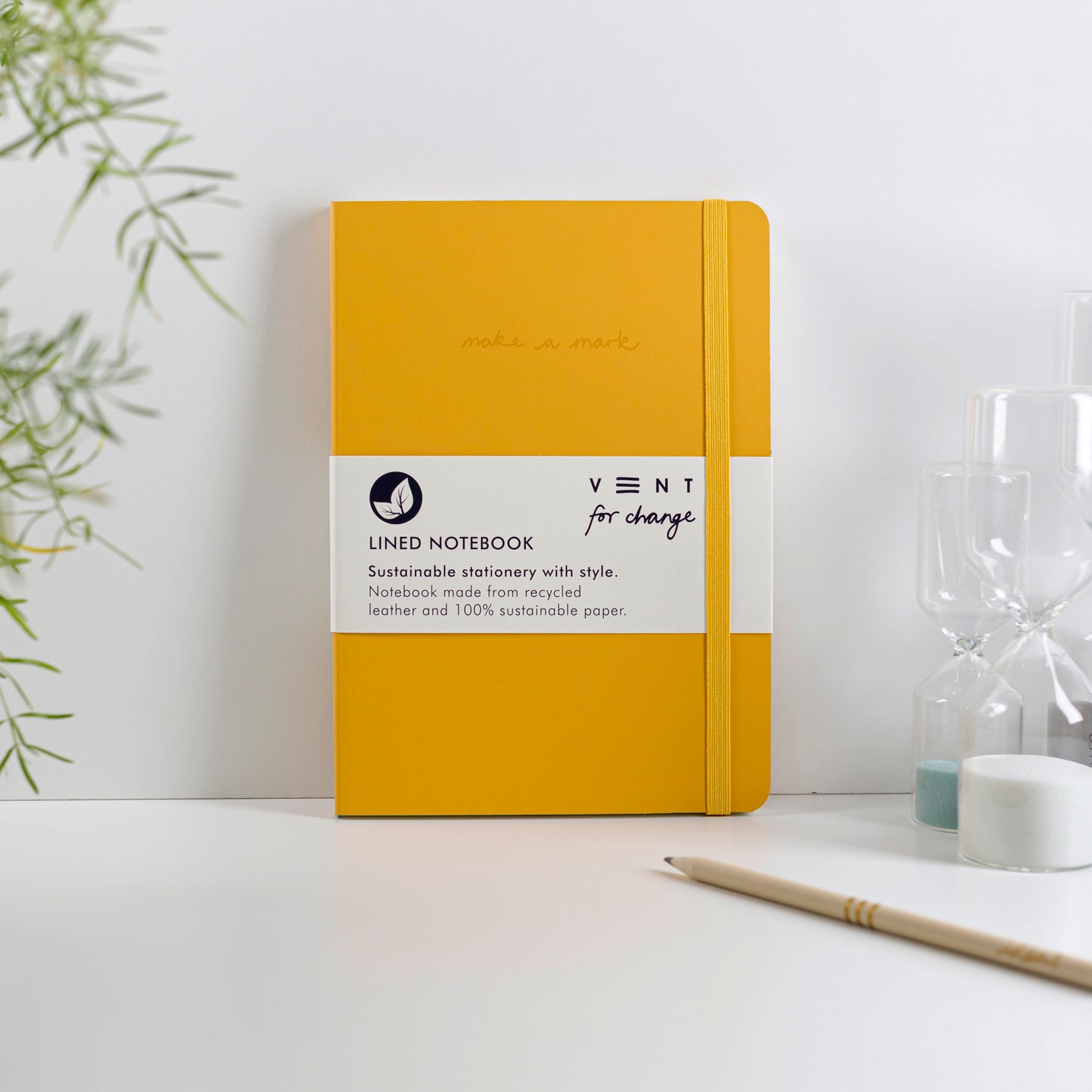 VENT - Recycled Leather A5 Lined Notebooks
