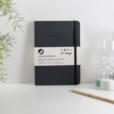 VENT - Recycled Leather A5 Lined Notebooks